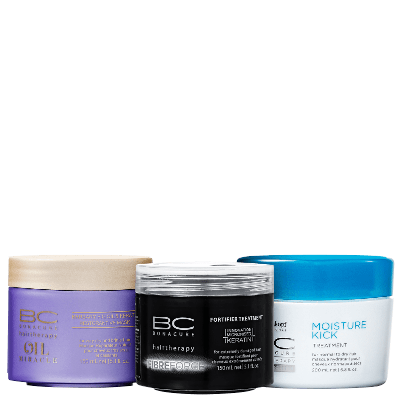 Kit Schwarzkopf Professional Cronograma Capilar Reparação Power (3 Produtos)