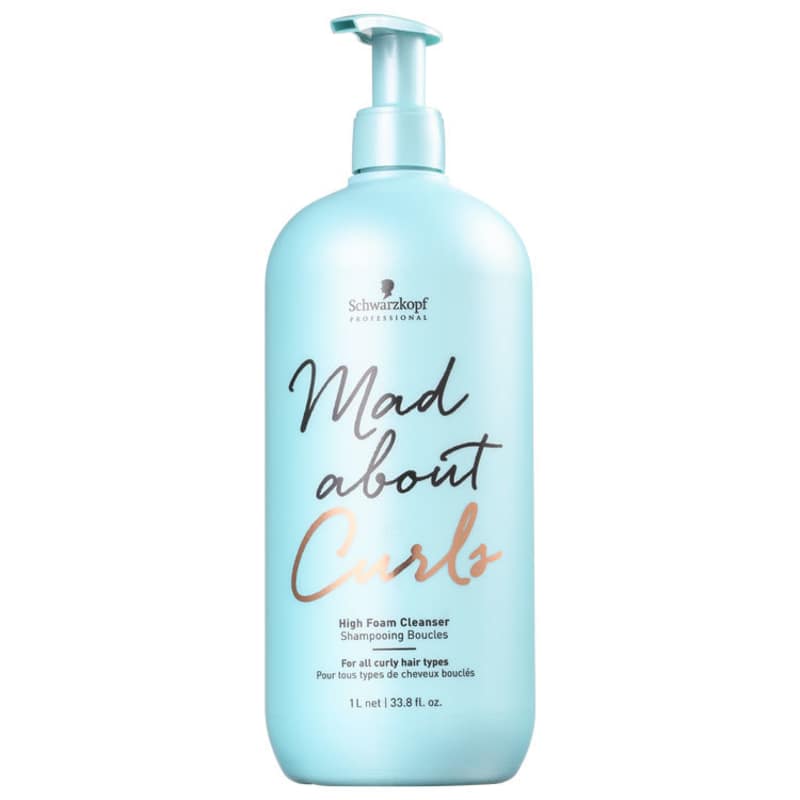 Schwarzkopf Professional Mad About Curls High Foam Cleanser - Shampoo sem Sulfato 1000ml Menor preço em Schwarzkopf Professional Mad About Curls High Foam Cleanser - Shampoo sem Sulfato 1000ml