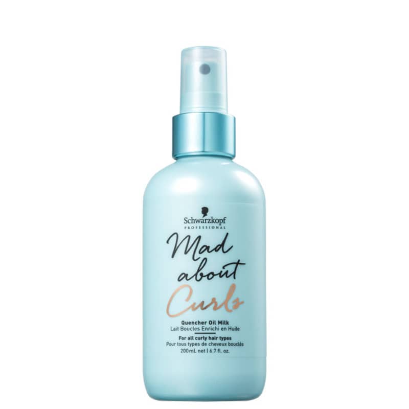 Schwarzkopf Professional Mad About Curls Quencer Oil Milk - Spray Umidificador de Cachos 200ml Menor preço em Schwarzkopf Professional Mad About Curls Quencer Oil Milk - Spray Umidificador de Cachos 200ml