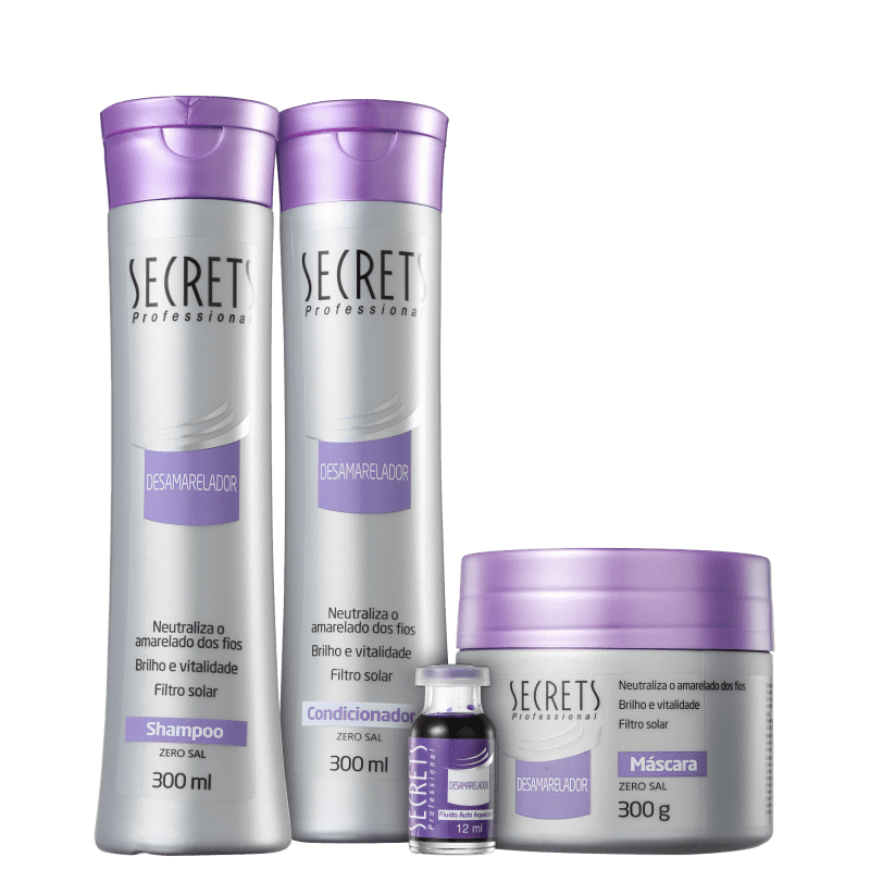 Kit Secrets Professional Desamarelador Total (4 Produtos)