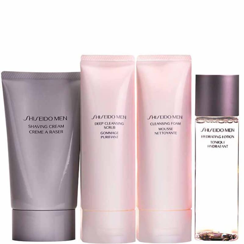 Kit Shiseido Men Clean (4 produtos)