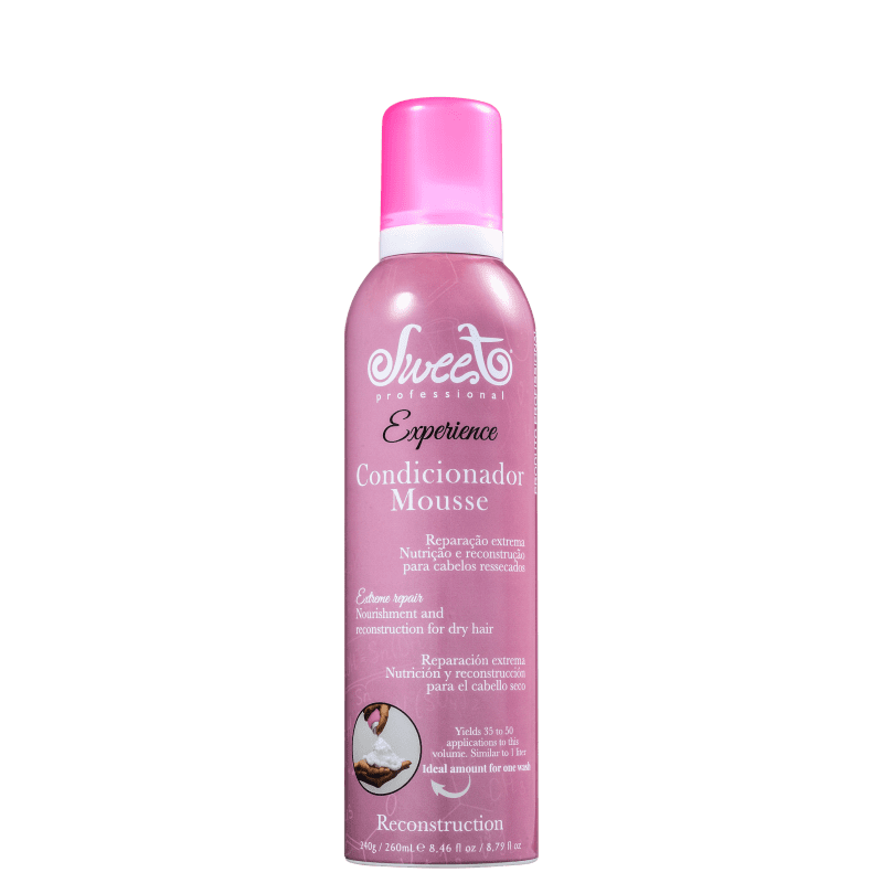Sweet Hair Experience Mousse Reconstruction - Condicionador 260ml
