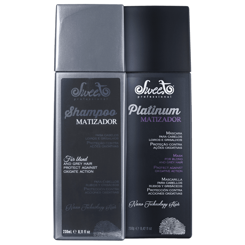 Kit Sweet Hair Kiss Me Platinum Silver Duo (2 Produtos)