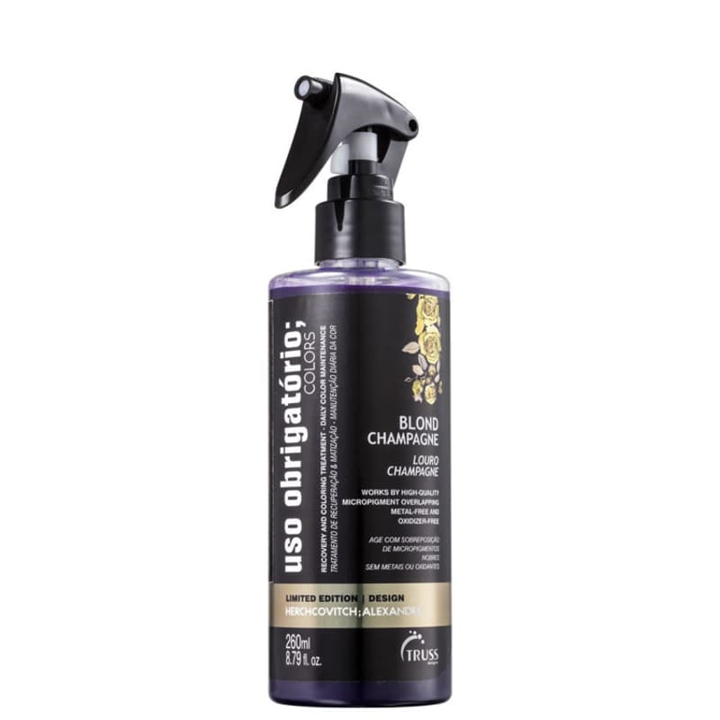 Truss Alexandre Herchcovitch Uso Obrigatório Blond Champagne - Tratamento Reconstrutor 260ml