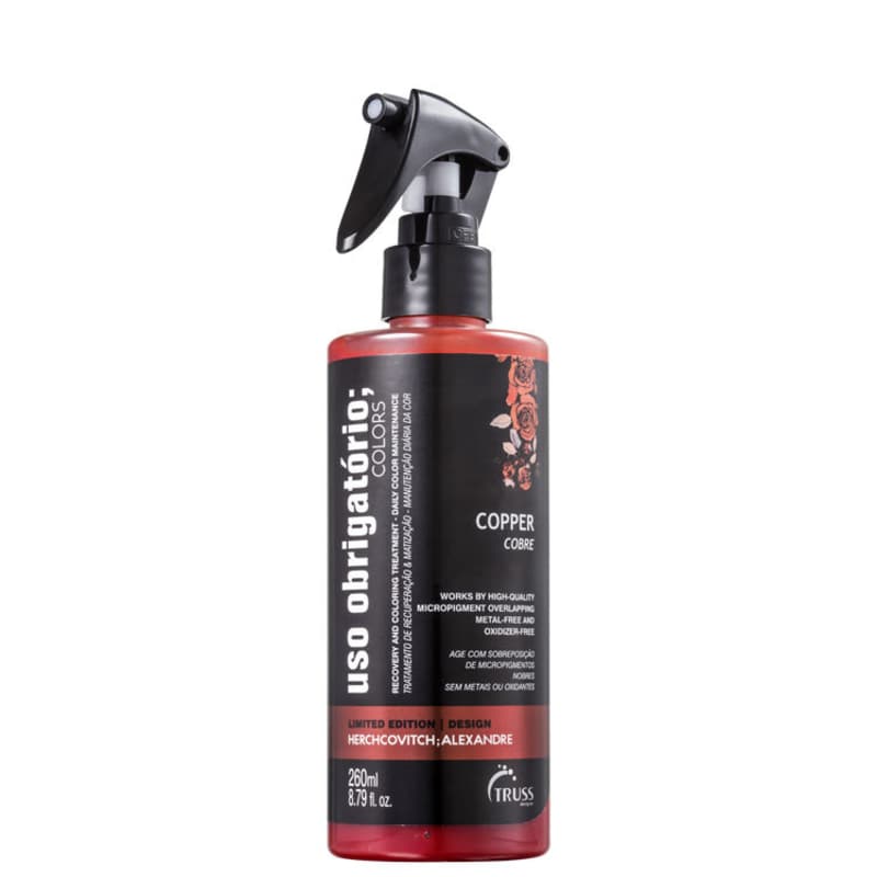 Truss Alexandre Herchcovitch Uso Obrigatório Copper - Tratamento Reconstrutor 260ml
