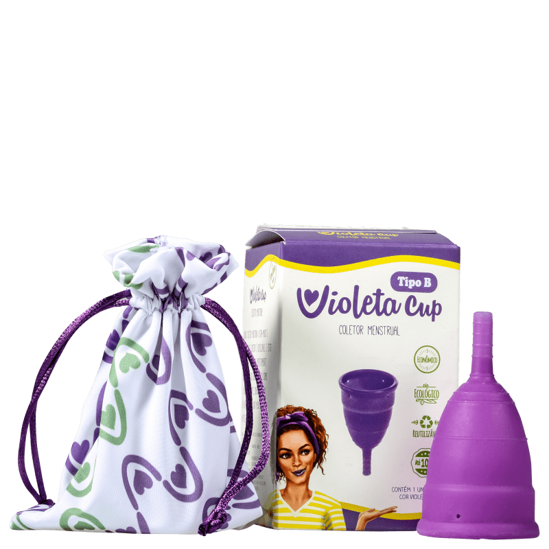 Violeta Cup Violeta Tipo B (-30 anos ou sem filhos) - Coletor Menstrual