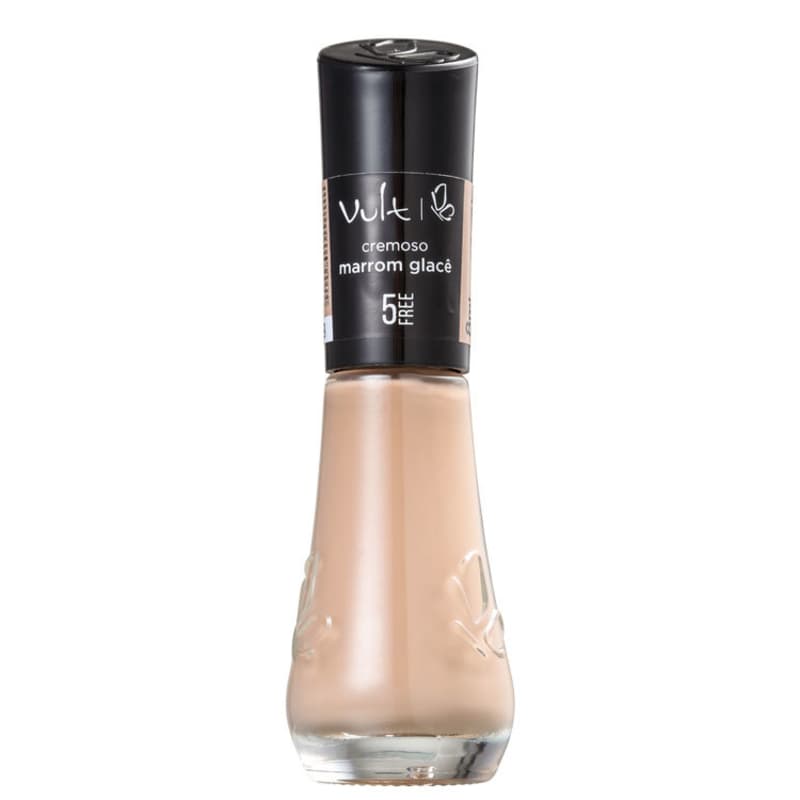 Esmalte Cremoso Vult 5Free 015 Marrom Glacê 8ml