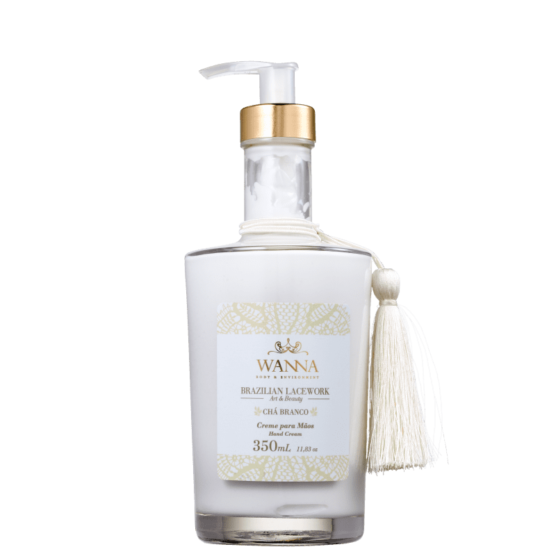 Wanna Brazilian Lacework Chá Branco - Creme para as Mãos 350ml