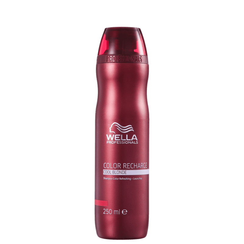 Wella Professionals Color Recharge Cool Blonde - Shampoo Desamarelador 250ml Menor preço em Wella Professionals Color Recharge Cool Blonde - Shampoo Desamarelador 250ml