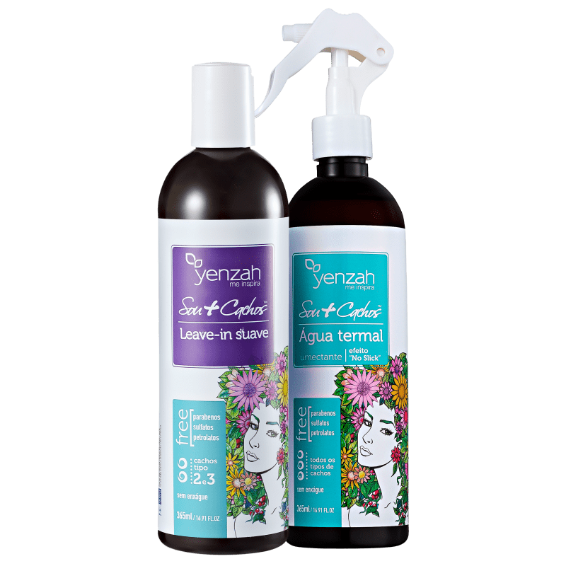 Kit Yenzah Sou+Cachos Suave Leave-in (2 Produtos)