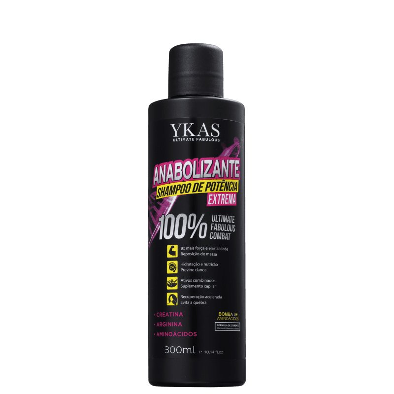 YKAS Anabolizante Capilar de Potência - Shampoo 300ml