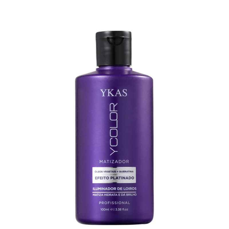 YKAS Ycolor Efeito Platinado - Máscara Matizadora 100ml