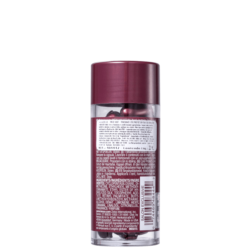 Senscience True Hue Color Protecting - Cápsulas de Tratamento 26,9ml