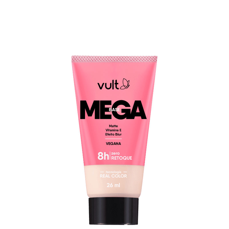 Vult Make Mega Base V180 - Base Líquida 26ml Menor preço em Vult Make Mega Base V180 - Base Líquida 26ml