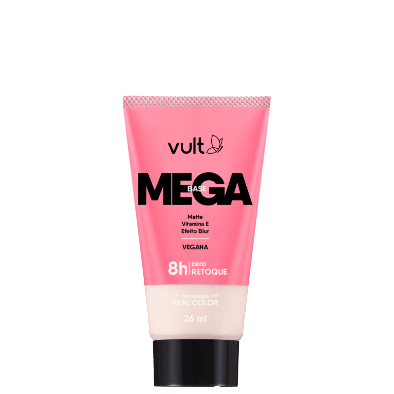 Vult Make Mega Base V120 - Base Líquida 26ml Menor preço em Vult Make Mega Base V120 - Base Líquida 26ml