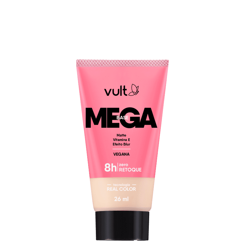Vult Make Mega Base V220 - Base Líquida 26ml Menor preço em Vult Make Mega Base V220 - Base Líquida 26ml