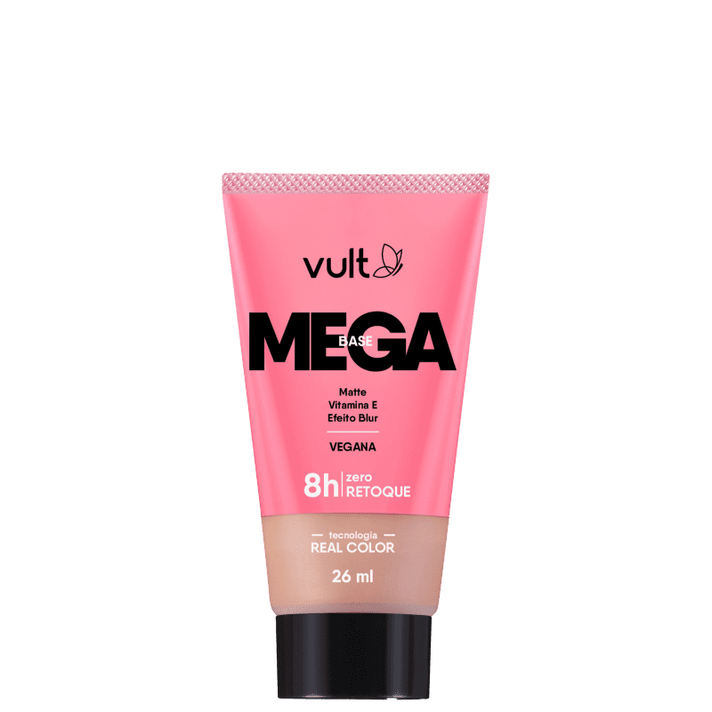 Vult Make Mega Base V330 - Base Líquida 26ml Menor preço em Vult Make Mega Base V330 - Base Líquida 26ml
