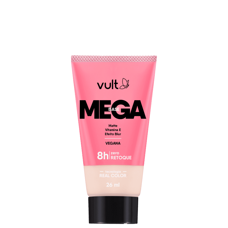 Vult Make Mega Base V150 - Base Líquida 26ml Menor preço em Vult Make Mega Base V150 - Base Líquida 26ml