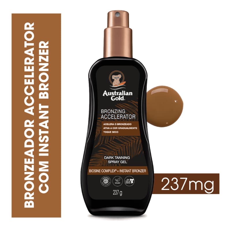 Bronzeador Australian Gold Dark Tanning Accelerator Beleza na 