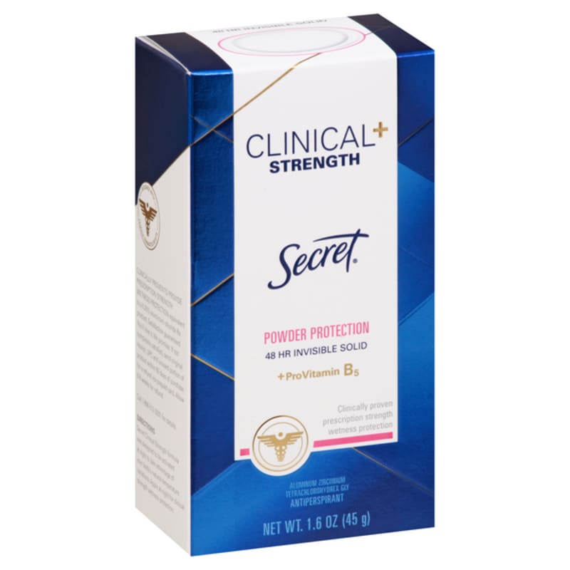 Secret Clinical Strength Crema Suave Powder Protect 48h - desodorante 45G