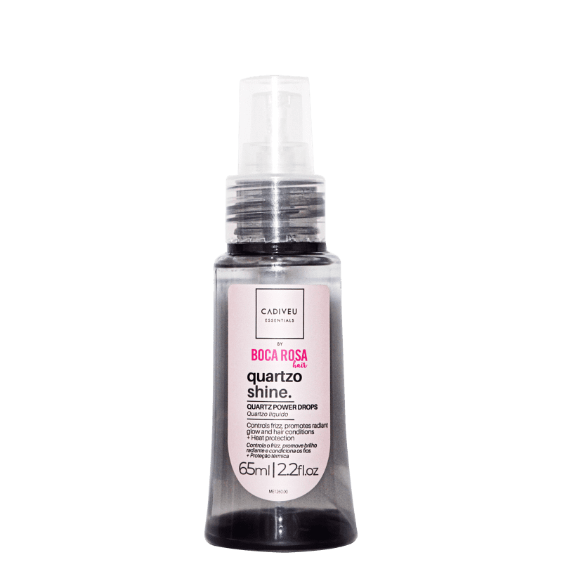 Cadiveu Essentials Quartzo Shine By Boca Rosa Hair - Óleo Capilar Quartzo Líquido 65ml Menor preço em Cadiveu Essentials Quartzo Shine By Boca Rosa Hair - Óleo Capilar Quartzo Líquido 65ml