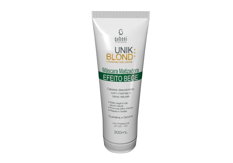 Gaboni Unik Blond Mascara Matizadora Bege 300gr