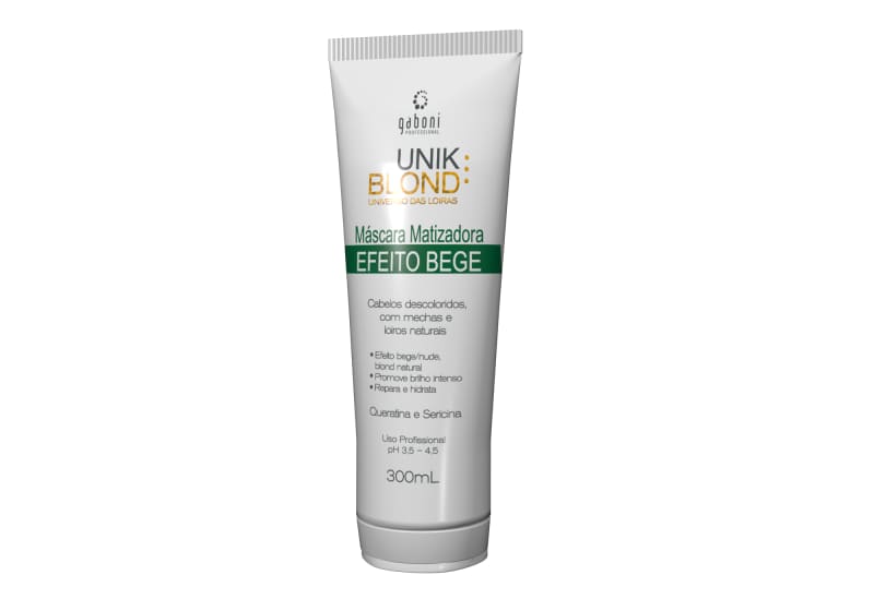 Gaboni Unik Blond Mascara Matizadora Bege 300gr