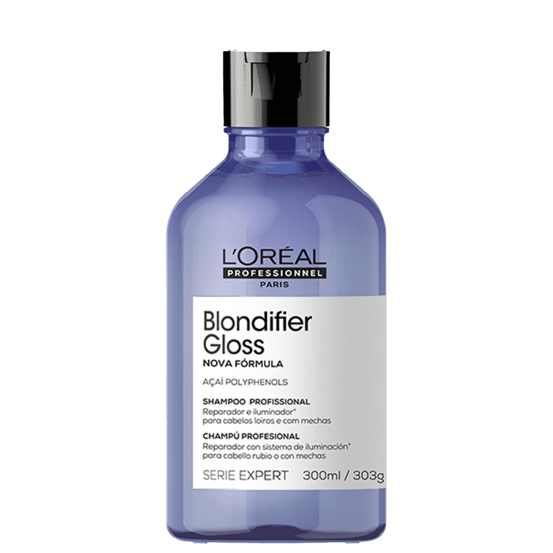 L'Oréal Professionnel Serie Expert Blondifier Gloss - Shampoo 300ml Menor preço em L'Oréal Professionnel Serie Expert Blondifier Gloss - Shampoo 300ml