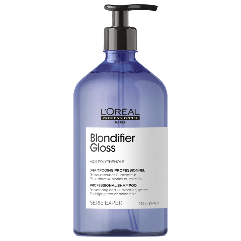 L'Oréal Professionnel Serie Expert Blondifier Gloss - Shampoo 750ml Menor preço em L'Oréal Professionnel Serie Expert Blondifier Gloss - Shampoo 750ml