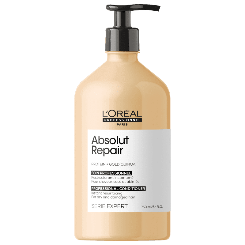 L'Oréal Professionnel Serie Expert Absolut Repair Gold Quinoa + Protein - Condicionador 750ml Menor preço em L'Oréal Professionnel Serie Expert Absolut Repair Gold Quinoa + Protein - Condicionador 750ml