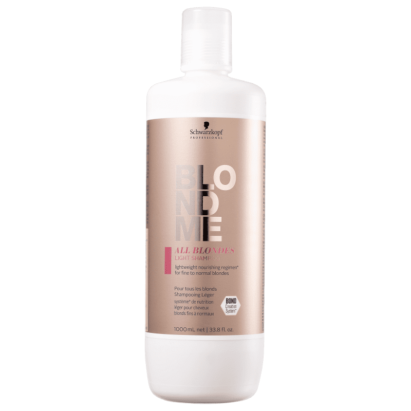 Schwarzkopf Professional BlondMe Light Suave para Todos os Loiros - Shampoo 1L