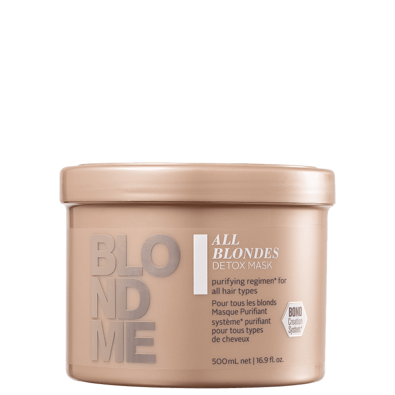 Schwarzkopf Professional BlondMe de Tratamento Purificante para Todos os Loiros - Máscara Capilar 500ml