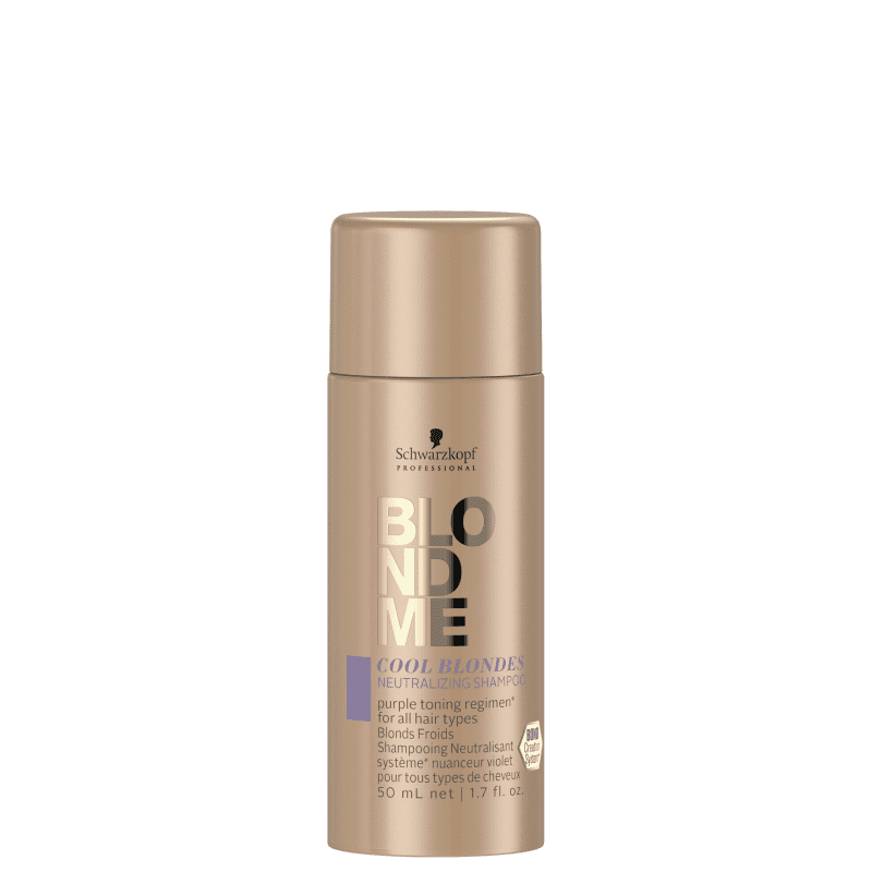 Schwarzkopf Professional BlondMe Neutralizante para Loiros Frios - Shampoo 50ml Menor preço em Schwarzkopf Professional BlondMe Neutralizante para Loiros Frios - Shampoo 50ml