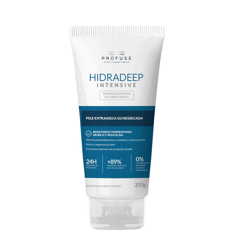 Profuse Hidradeep Intensive - Hidratante Corporal e Facial 200g Menor preço em Profuse Hidradeep Intensive - Hidratante Corporal e Facial 200g