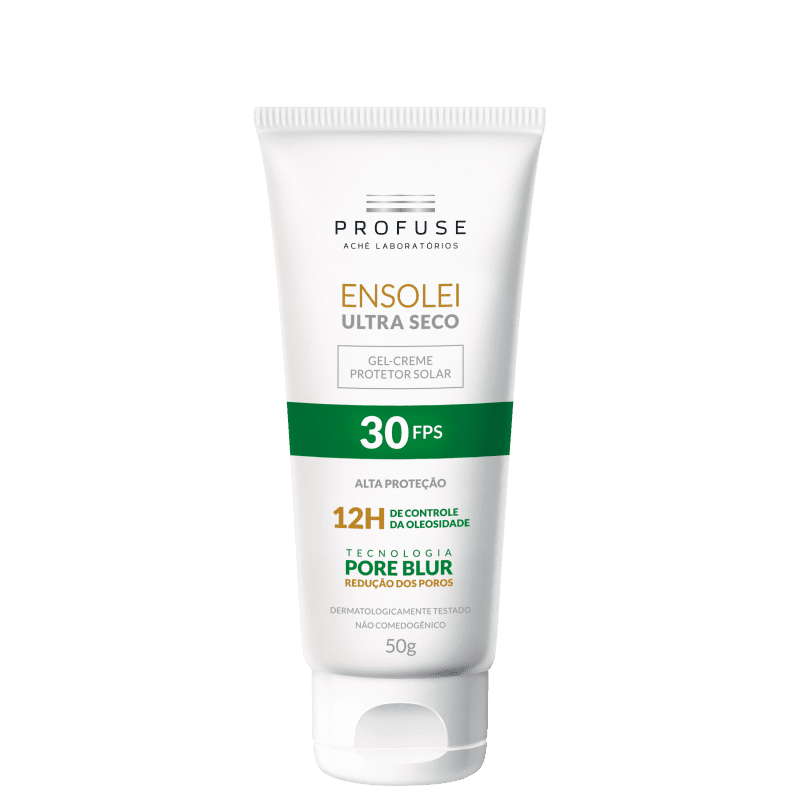 Profuse Ensolei Ultra Seco FPS 30 - Protetor Solar Facial 50g Menor preço em Profuse Ensolei Ultra Seco FPS 30 - Protetor Solar Facial 50g