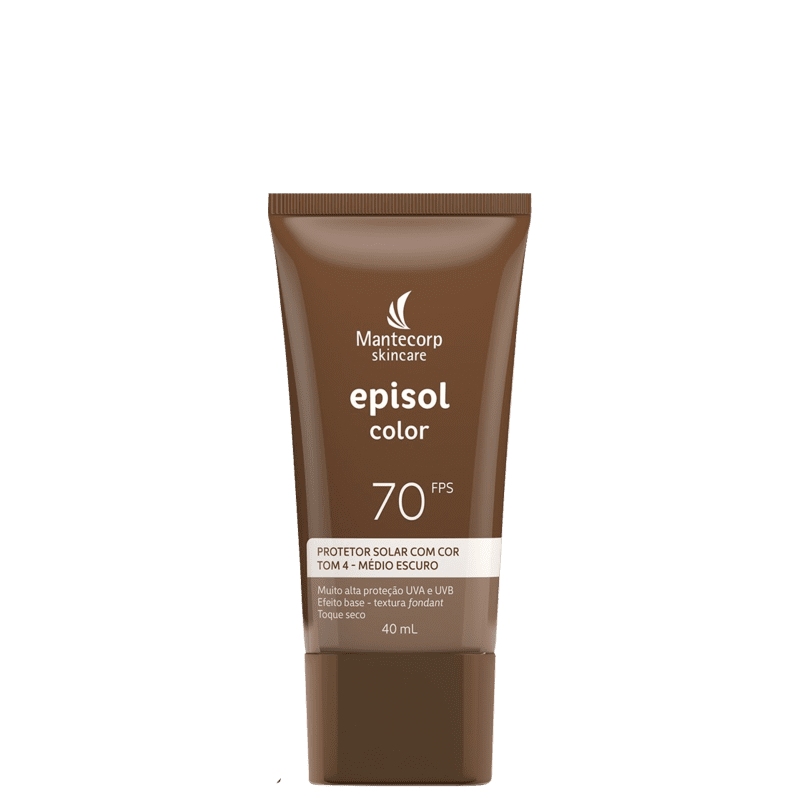 Mantecorp Episol Color Tom 4 FPS 70 - Protetor Solar Facial 40ml Menor preço em Mantecorp Episol Color Tom 4 FPS 70 - Protetor Solar Facial 40ml