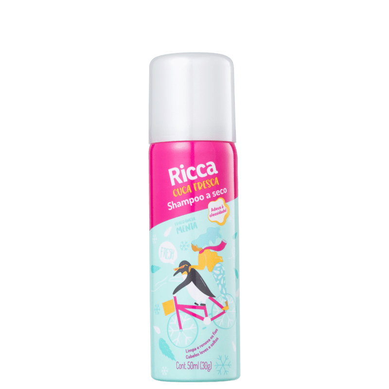 Ricca Cuca Fresca - Shampoo a Seco 50ml Menor preço em Ricca Cuca Fresca - Shampoo a Seco 50ml