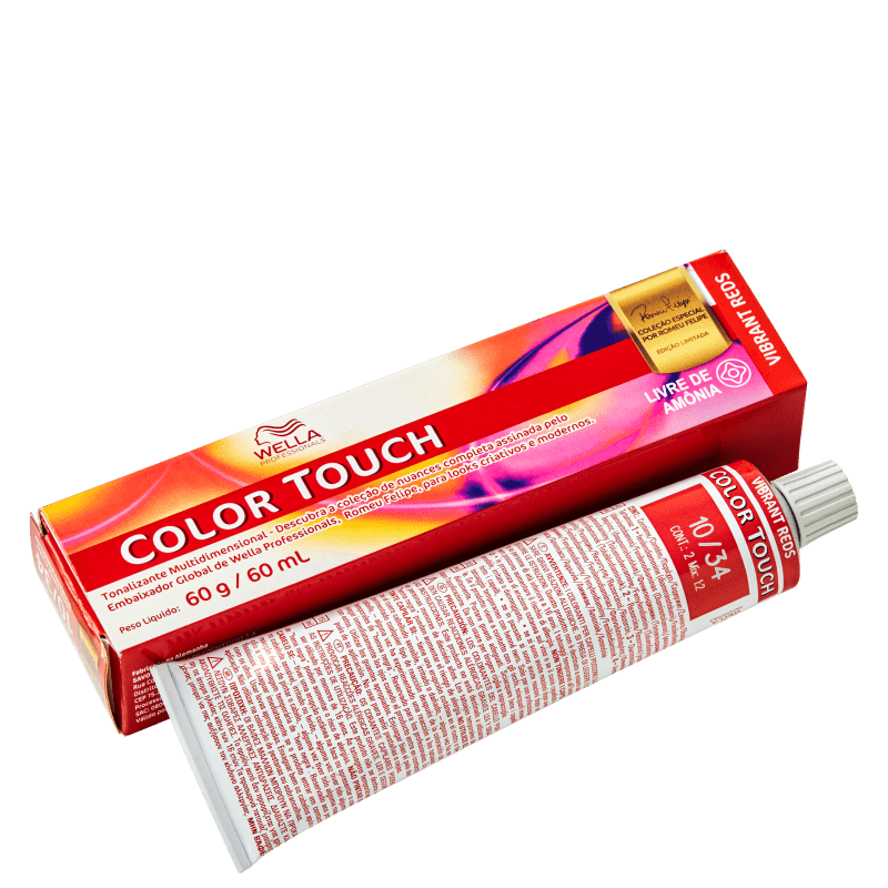 Wella Professionals Color Touch 10/34 Vibrant Reds - Tonalizante 60g é ruim? Wella Professionals Color Touch 10/34 Vibrant Reds - Tonalizante 60g é boa?
