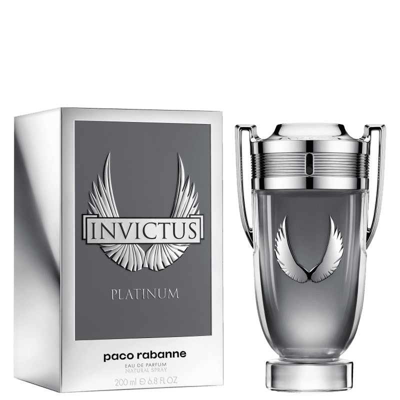 Perfume Invictus Platinum Paco Rabanne Masculino Eau de Parfum | Beleza ...