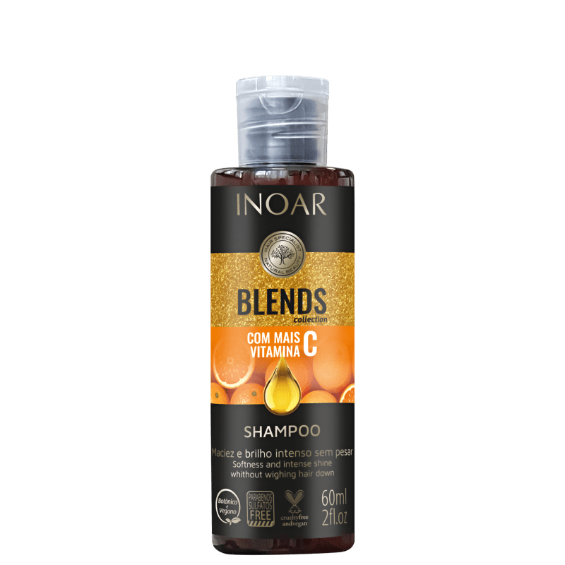 Inoar Coleção Blends - Shampoo 60ml Menor preço em Inoar Coleção Blends - Shampoo 60ml