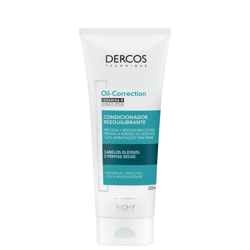 Vichy Dercos Oil-Correction Reequilibrante - Condicionador 200ml Menor preço em Vichy Dercos Oil-Correction Reequilibrante - Condicionador 200ml