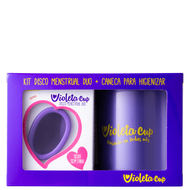 A Violeta Cup tem Coletores Menstruais e Discos Menstruais para  adolescentes? - Violeta cup