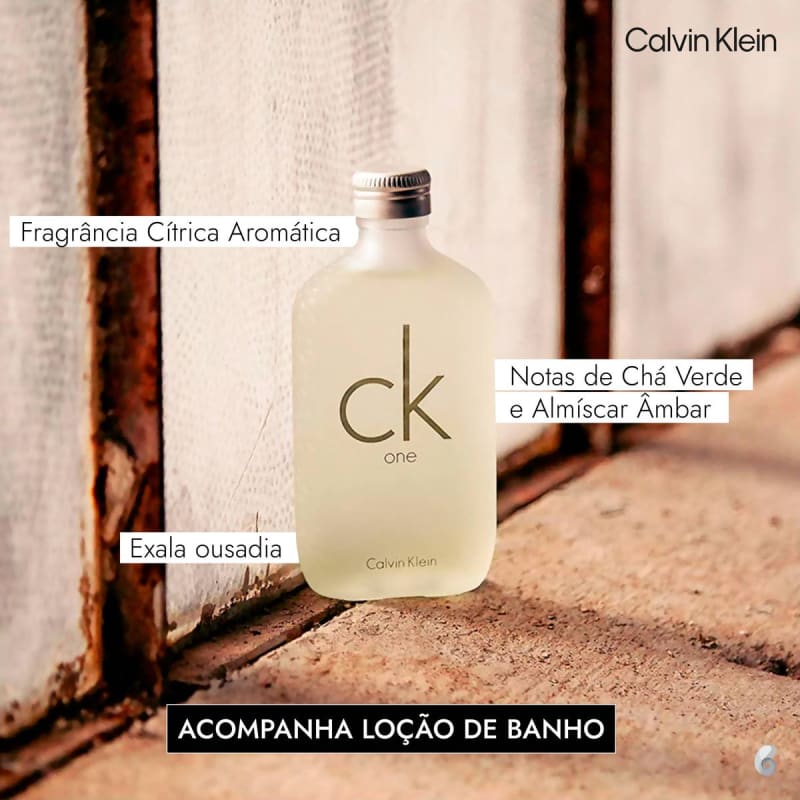 Perfume Ck One Calvin Klein Unissex - Época Cosméticos