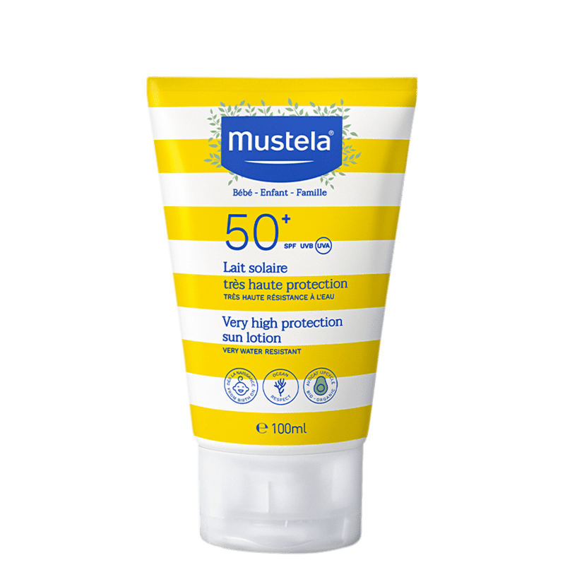 Mustela Bébé FPS 50+ - Protetor Solar Infantil 100ml Menor preço em Mustela Bébé FPS 50+ - Protetor Solar Infantil 100ml
