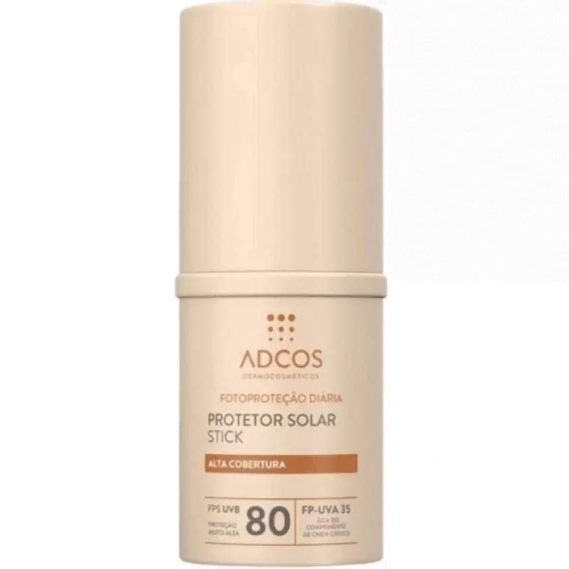 Adcos Fotoproteção Diária Stick FPS80 Peach - Protetor Solar Facial com Cor 17g Menor preço em Adcos Fotoproteção Diária Stick FPS80 Peach - Protetor Solar Facial com Cor 17g