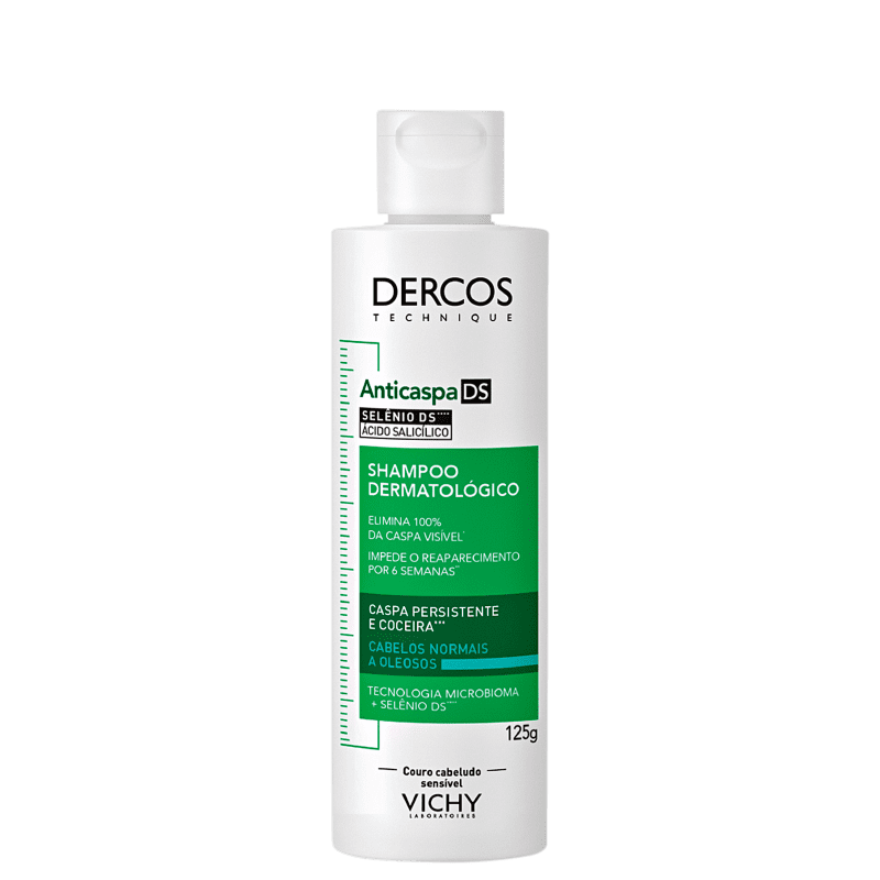 Vichy Dercos DS Cabelos Equilibrados a Oleosos - Shampoo Anticaspa 125g Menor preço em Vichy Dercos DS Cabelos Equilibrados a Oleosos - Shampoo Anticaspa 125g