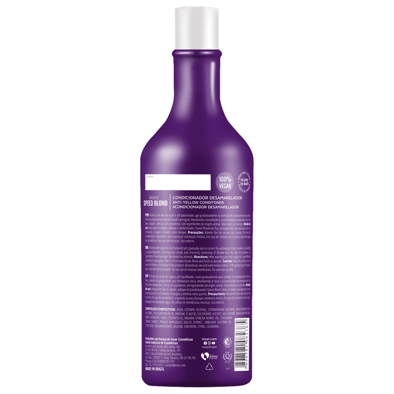 Condicionador Absolut Speed Blond 1000ml