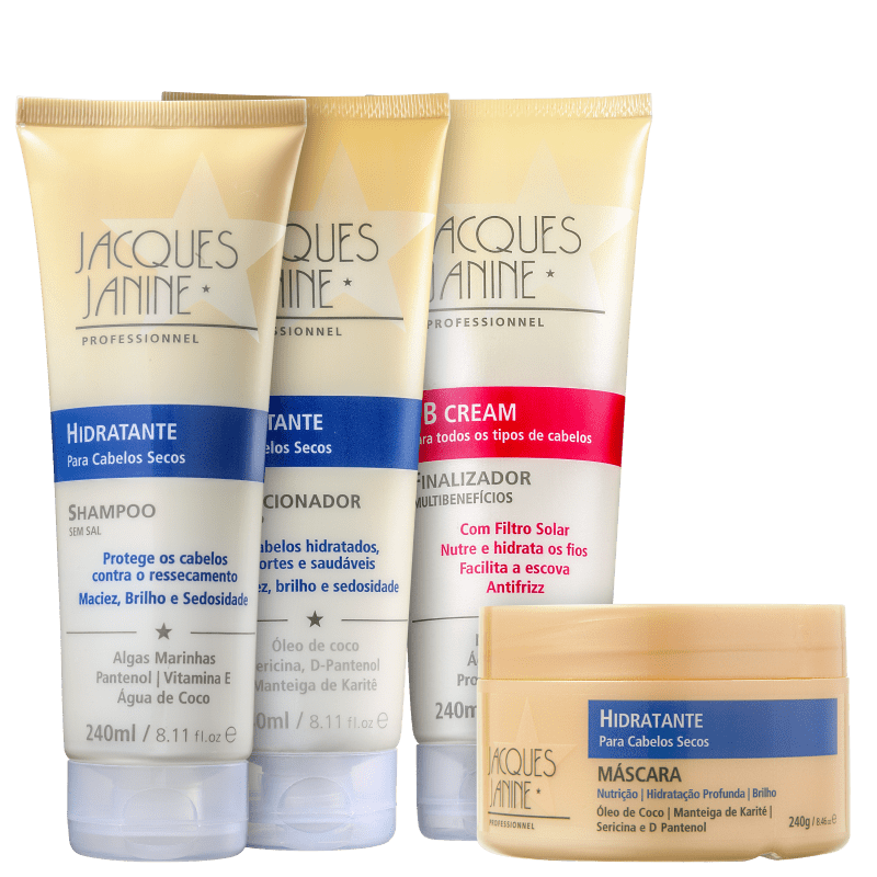 Kit Jacques Janine Professionnel Hidratante BB Cream (4 Produtos)