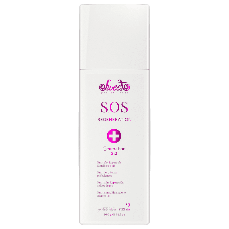 Sweet Hair Kiss Me Sos Regeneration Passo 2 - Tratamento 980g