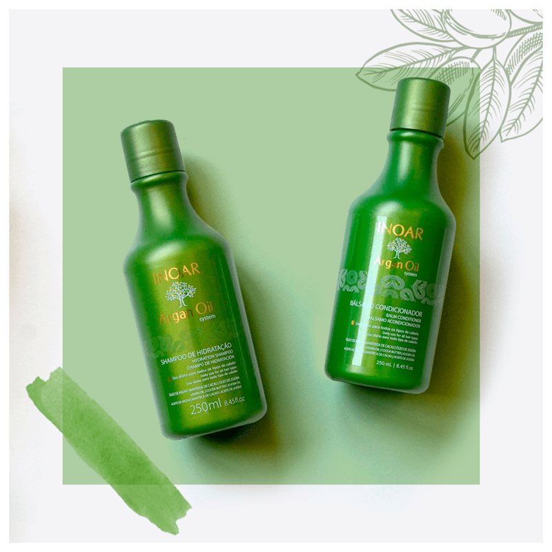 Kit Inoar Argan Oil System (2 Produtos)